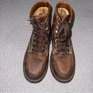 J. Crew Dark Brown Leather Boots